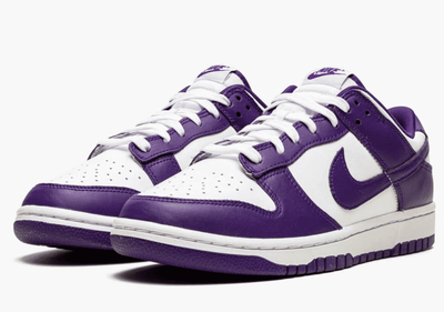 Nike SB Dunk Low Court Purple (фиолетовые с белым) сбоку