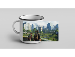 Кружка металлическая эмалированная  ОДНИ ИЗ НАС, THE LAST OF US  №2