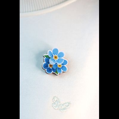 БРОШЬ "Незабудка"