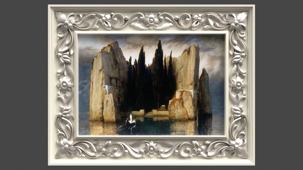 Резная рама. Carved wooden frame