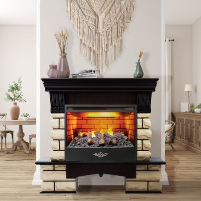 Электрокамин Kavkaz AO с очагом 3D FireStar 25.5