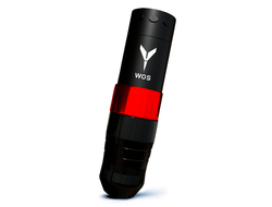 Беспроводная тату машинка WOS E80 Pro Stroke 3.0-5.0mm Red (держатель 33мм)