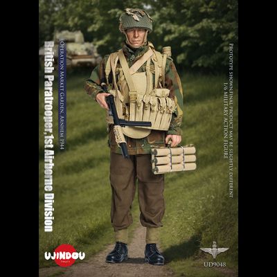 ПОСЛЕ ОБЗОРА - Британский десантник в Нидерландах 1944 г - Коллекционная ФИГУРА 1/6 British Paratrooper 1st Airborne Div Operation Market Garden Arnhem (UD9048) - UJINDOU