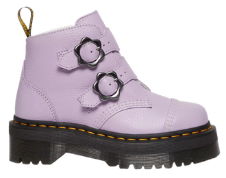 Dr. Martens Devon Flower Buckle Leather Lilac