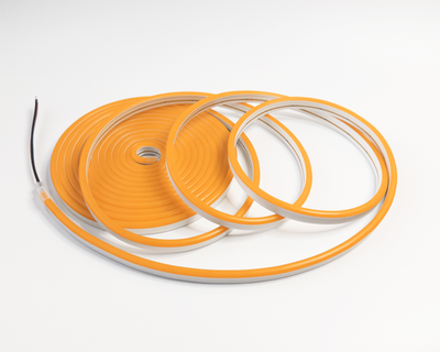 Гибкий светодиодный неон 2835 120LED/m 4.5х13х5000мм 12V IP67 ORANGE