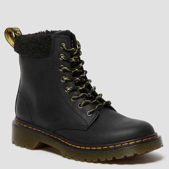 Зимние ботинки Dr. Martens JUNIOR 1460 FLEECE LINED REPUBLIC WP BLACK