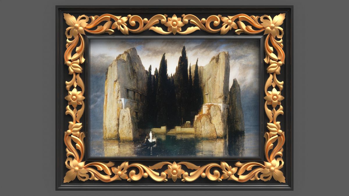 Резная рама. Carved wooden frame