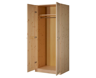 Шкаф КЛАССИК платяной из массива сосны 80 х 58 х 190 см