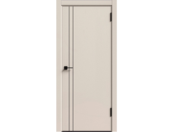 Дверь Межкомнатная Камета2 - ПЭТ Платина серый