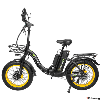 Электровелосипед Syccyba H2 (F11) DUAL 20AH желтый