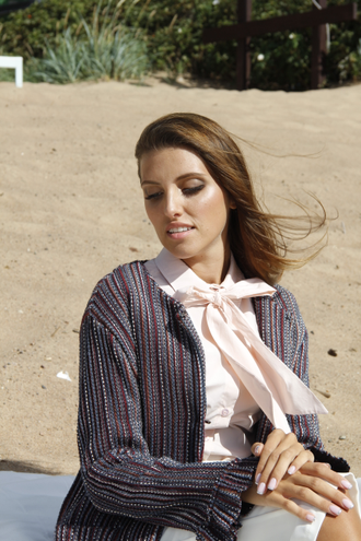 Рубашка с бантом