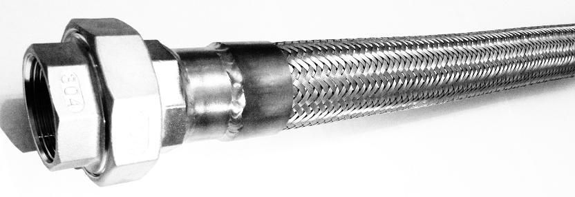 РВД Рукав высокого давления металлорукав из нержавейки 304 разъемное соединение американка (сгон) из