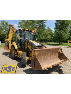 Стекло лобовое верхнее на Cat 428e, Cat 432e, Cat434e, Cat 444e