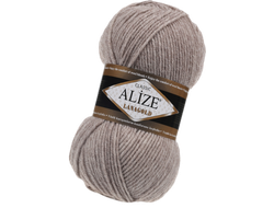 Lanagold (Alize) пряжа цвет № 207 светло коричневый меланж