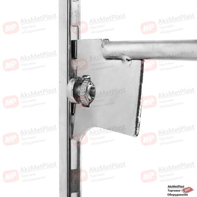 7SL7036A Крючок d-7мм волнообразный хром 9 шариков для профиля системы Vertical L=350 мм