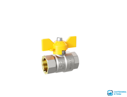 Кран газ шаровой 1/2'' вн/вн бабочка LD PRIDE