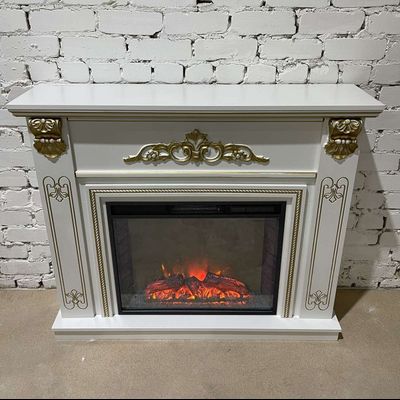 Электрокамин Византия WTG патина с очагом Sparta 25.5 LED