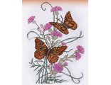 Бабочка на репейнике 574, Овен (набор для вышивания) vkn