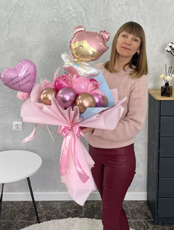 Букет из шаров на выписку Фея