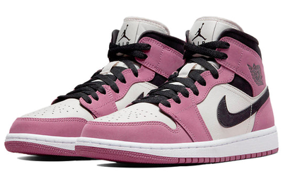 спортивные женские кроссовки Nike Air Jordan 1 Womens Mid SE 'Berry Pink' DC7267-500