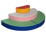 «Подиум полукруглый»   комплект мягкой игровой мебели      0,4 м3