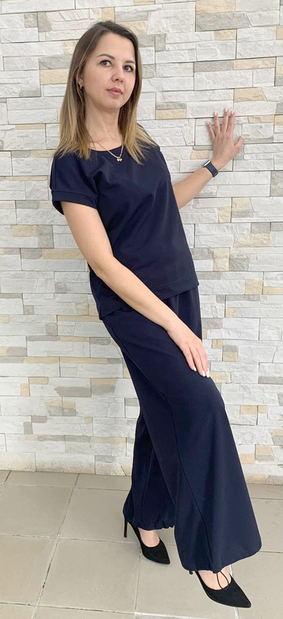 Джемпер 484-0323 синий