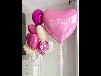 Композиция шаров С праздником Весны