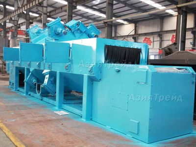 Дробемет с сетчатым конвейером