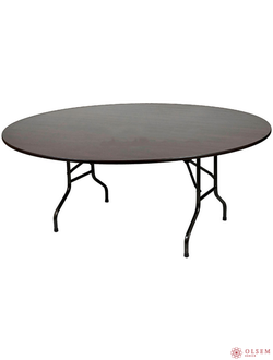 Стол банкетный складной круглый D.1200, венге, черный