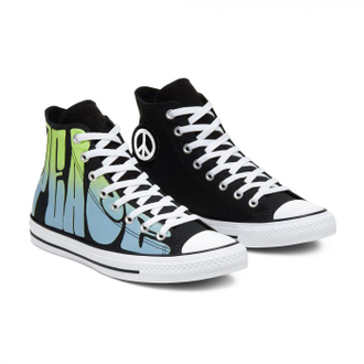 Кеды Converse Chuck Taylor All Star Peace High Top черные высокие