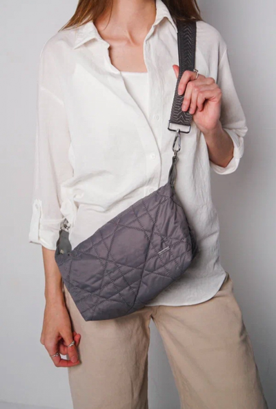 Кросс-боди (стёжка серая)