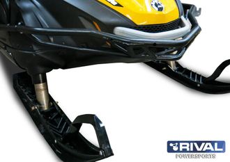 Бампер передний для снегохода Rival 444.7224.1 для BRP Ski-doo Skandic WT/SWT 900/Lynx 59/69 Yeti (2015- )/ Ski-doo Tundra WT(2014-2015) 2014- (Сталь) (1150*615*350)