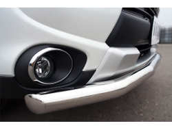 Защита переднего бампера d63 (секции) MITSUBISHI OUTLANDER 2014-2015