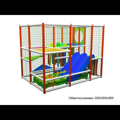 Игровой лабиринт «Светофор» 3.2х2.2х2.6 м.