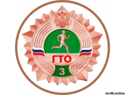 ТАБЛИЧКА ГТО -БРОНЗА   300х300мм (вид-1)