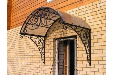 установка козырька в г.Владимире