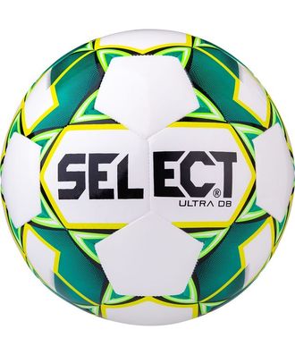 Мяч футбольный Select Ultra DB 810218, №5, белый/зеленый/желтый/черный