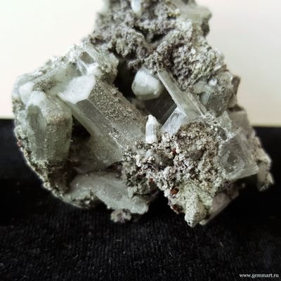 Натролит, друза кристаллов. Кольский п-ов. Россия.  68*46*41мм