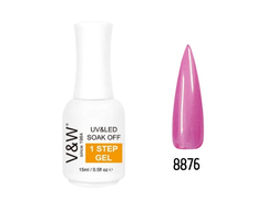 Гель-лак однофазный ONE STEP 15 мл.-- Gel Lac ONE STEP, 15 ml--- 8876
