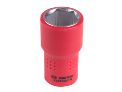 Головка торцевая диэлектрическая шестигранная 1/2", 21 мм KING TONY 4335VE21M