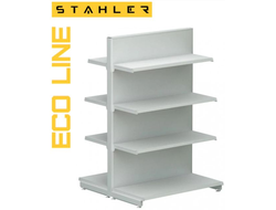 Стеллаж ECO LINE островной L=1000 H=1800