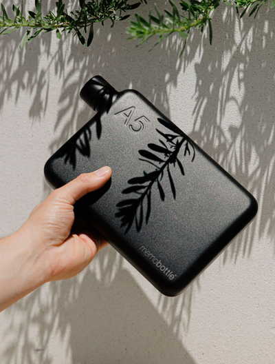 Бутылка Memobottle A5 Stainless Steel Black