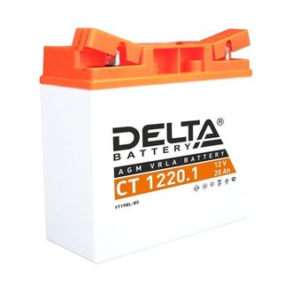 Аккумулятор 12В 20Ач Delta CT 1220.1, ОП, 181*77*167 мм