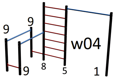 Спортивная площадка WORKOUT w04