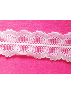 Кружевная тесьма стрейч, 48 мм, арт. ST52009