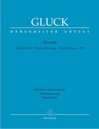 Gluck. Alceste (Pariser Fassung 1776)  Klavierauszug (frz/dt)