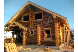 Сруб по технологии Канадская рубка