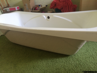 Ванна акриловая САНТЕК Корсика 1800х800х610 с каркасом 1.WH11.1.981