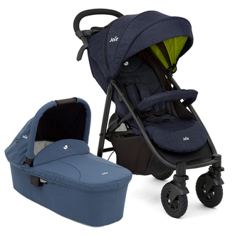 Joie Litetrax 4 Air коляска 3 в 1 автокресло Gemm + спальный блок Joie Ramble