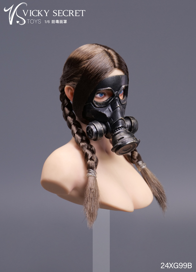 Женский противогаз (газовая маска) - 1/6 Gas Mask (24XG99B) - VSTOYS